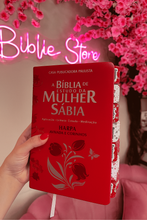 Carregar imagem no visualizador da galeria, Bíblia de Estudo da Mulher Sábia  | Com Harpa Avivada + Abas | Letras Jumbo